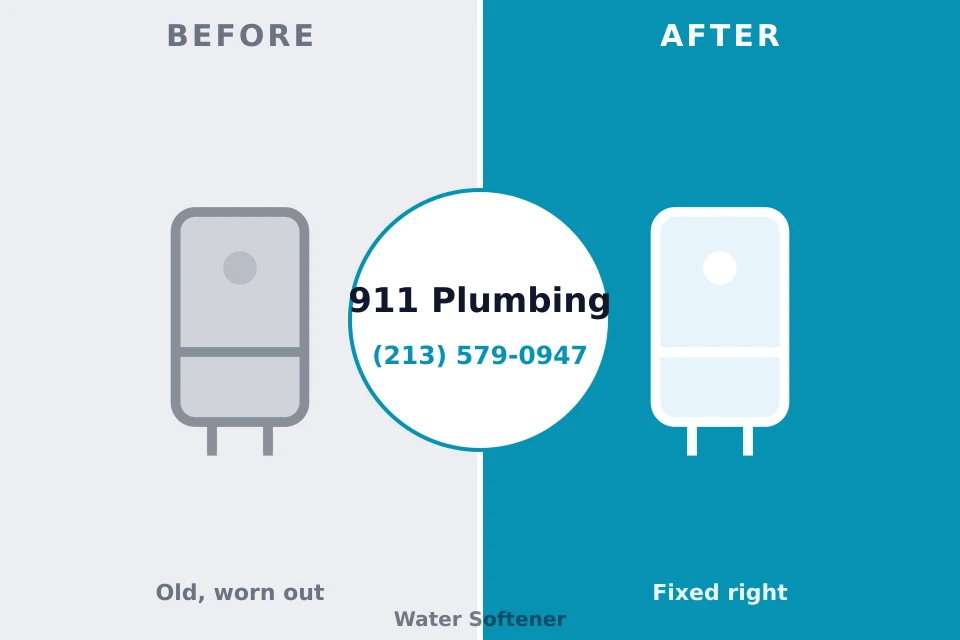Before and after: plumbing company Madisonville, TX